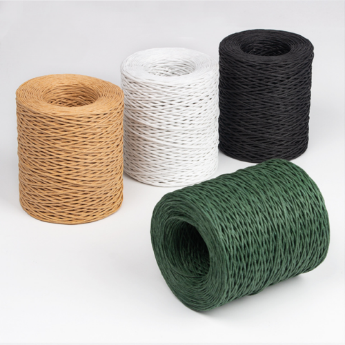 Rope-Wrapped Floral Bouquet with Stiffened Wire 210Y