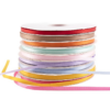 Polyester Satin Ribbon DIY Crafting Fabric Accessories Hair Ornaments Cake Decorations Braided Minimalist Style 6mm100Yards