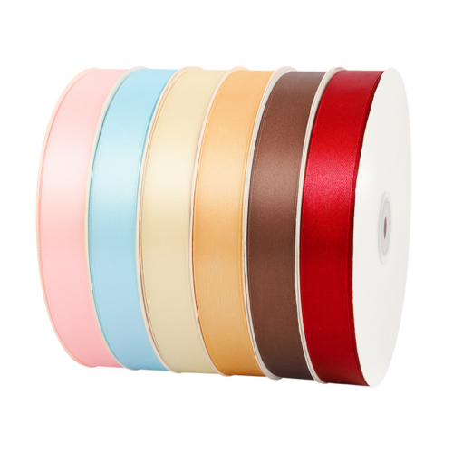 微信图片_20260306111348_729_1 Satin Ribbon Gift Wrapping Webbing Cake Baking Ribbon Wedding Decoration Wedding Candy Colorful Ribbon2cm100Yards