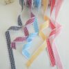 Sweet Gingham Woven Ribbon Satin Texture for Floral Bouquet Gift Packing 2.5cm15Yards