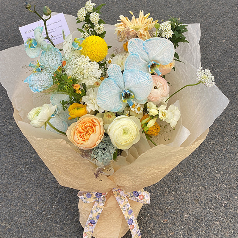 Petal-shaped wrapping paper, Chennai paper for floral arrangements51cm*51cm*5