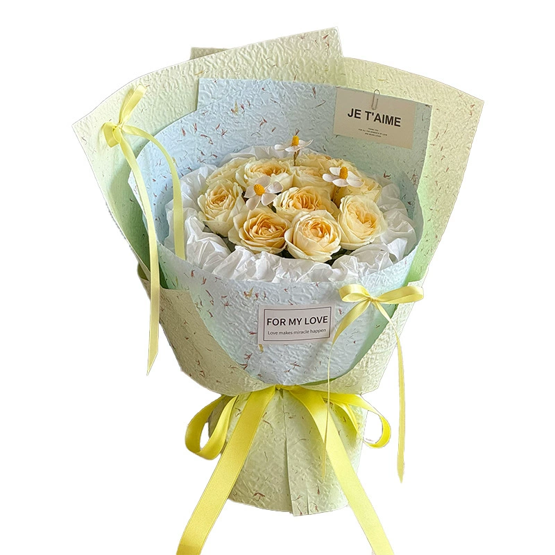 Hand-torn petal paper, embossed paper, flower wrapping paper38cm*55cm*5