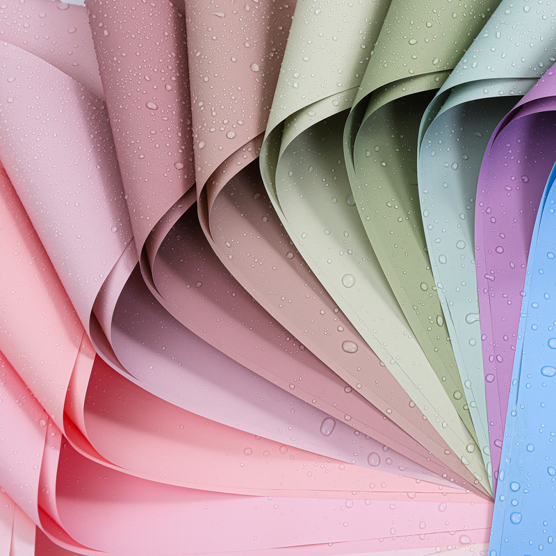 Colorful wrapping paper for fresh flowers45cm*50cm*20