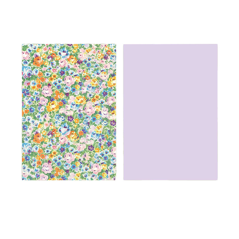 Spring Floral Art Paper Waterproof Pastoral Floral Flower Wrapping Paper38cm*54cm*10