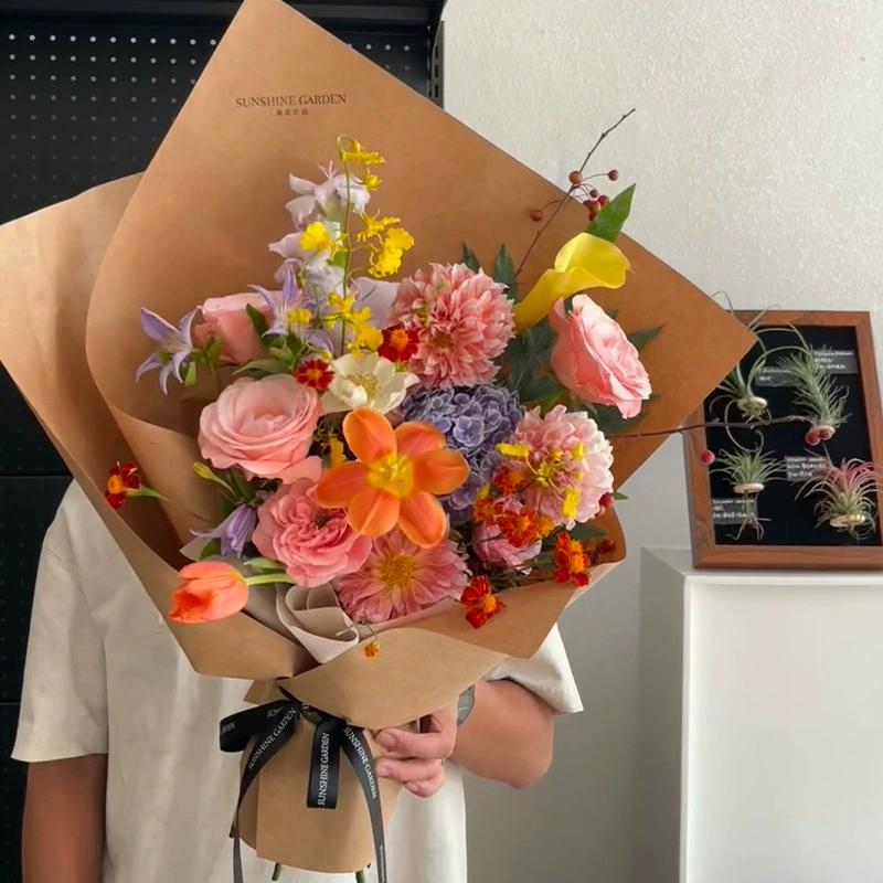 微信图片_20260310132638_1363_1 Thickened hard cardboard, high-strength decorative paper, flower bouquet wrapping paper44cm*58cm*10