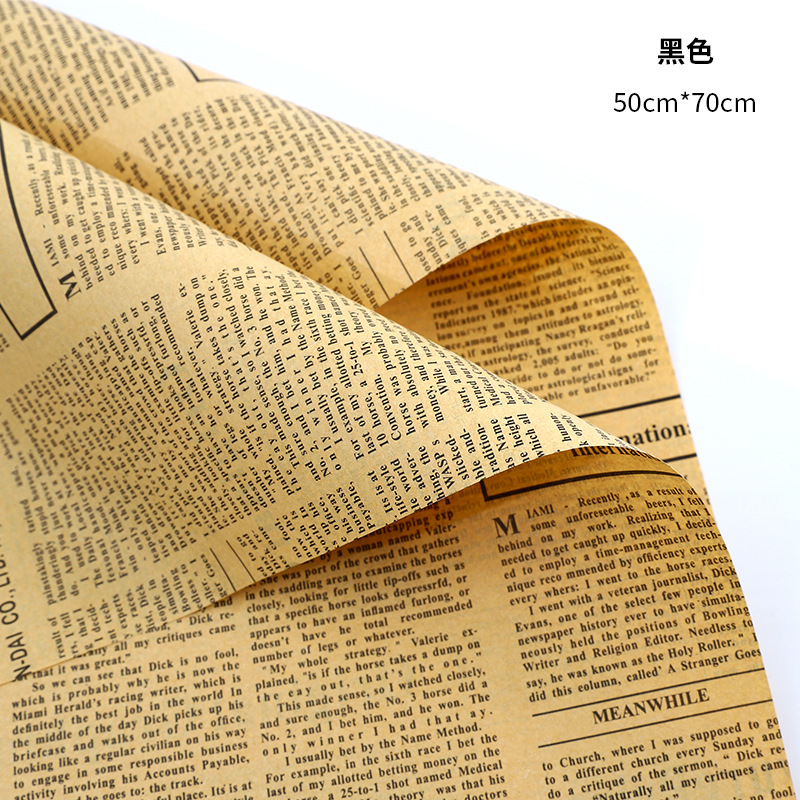 English kraft paper wrapping paper50cm*70cm*20