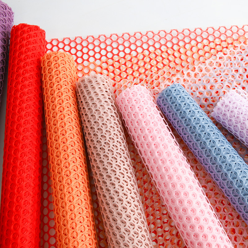 微信图片_20260310141809_1426_1 Hollowed-out circular mesh jacquard mesh cartoon bouquet packaging60cm*5Yards