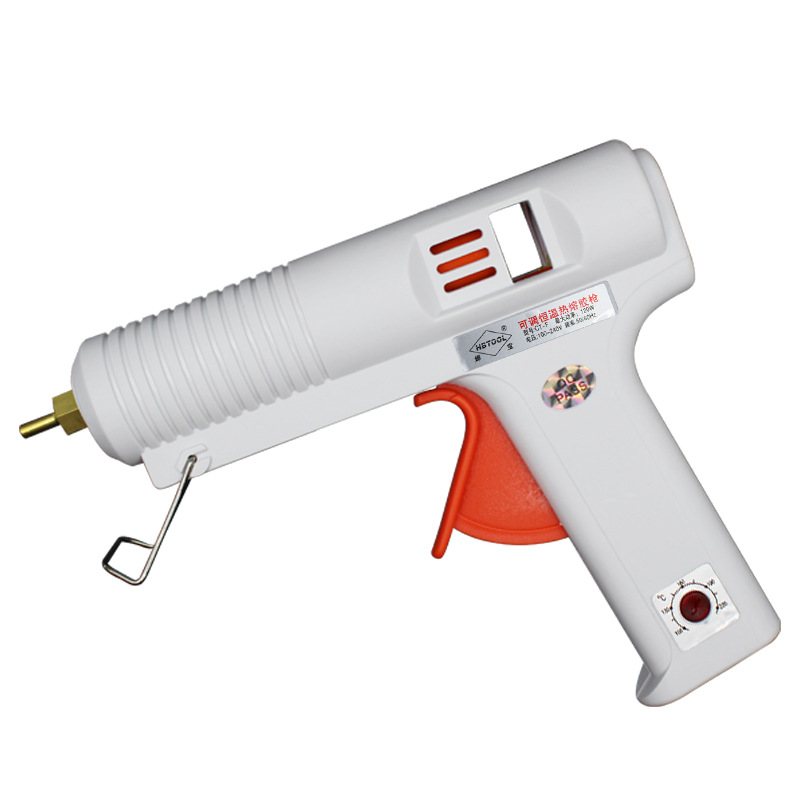 120W constant temperature high-power adjustable temperature digital display hot melt glue gun with 11mm glue stick