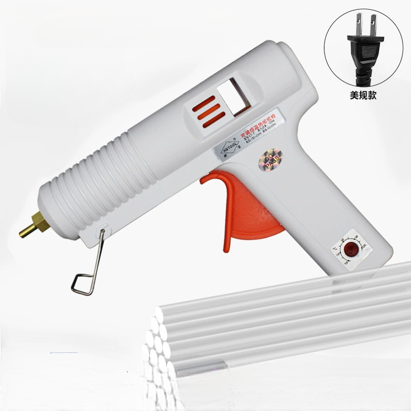 120W constant temperature high-power adjustable temperature digital display hot melt glue gun with 11mm glue stick