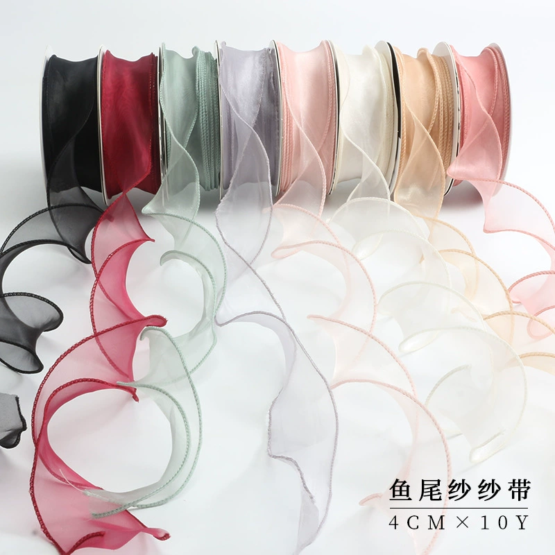 Fishtail Organza Ribbon4cm*9Y