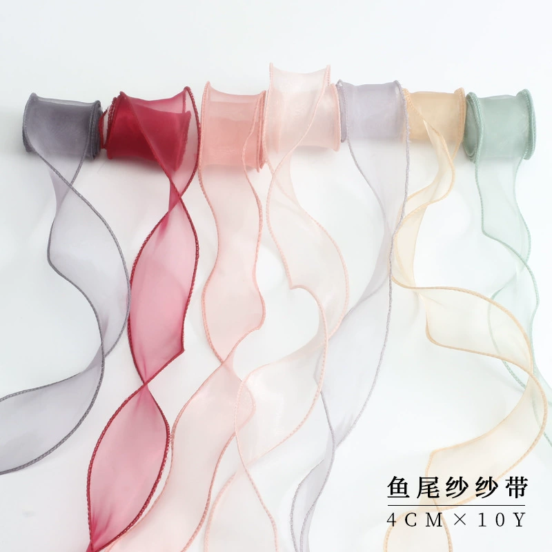 Fishtail Organza Ribbon4cm*9Y