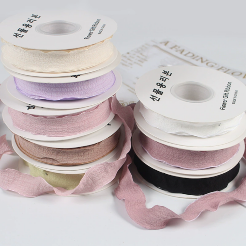 Pleated Lace and Tulle Fishtail Ribbon2.5cm*10Y
