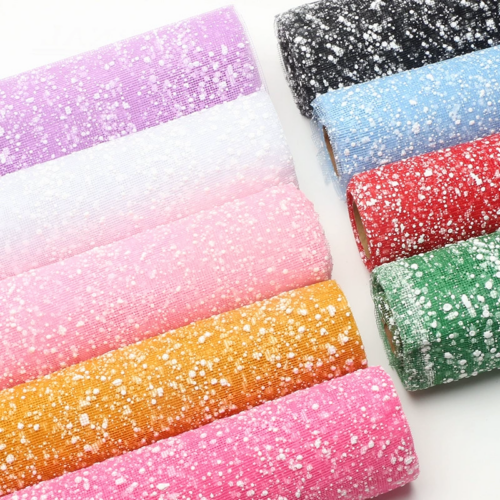 Snow-Dot Mesh — Classic Floral Packaging Material for DIY Crafts50cm4Y