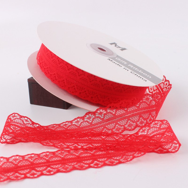 Fabric and Lace Ribbon3cm*50Y