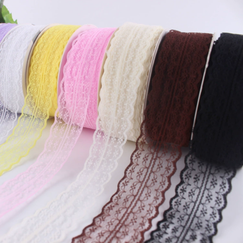 Fabric and Lace Ribbon3cm*50Y