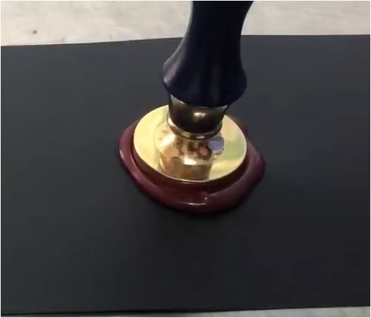 Custom-Shaped Sealing Wax Stamp Heads — Electroplated Finish, Custom Designs Available (Based on Your Artwork)