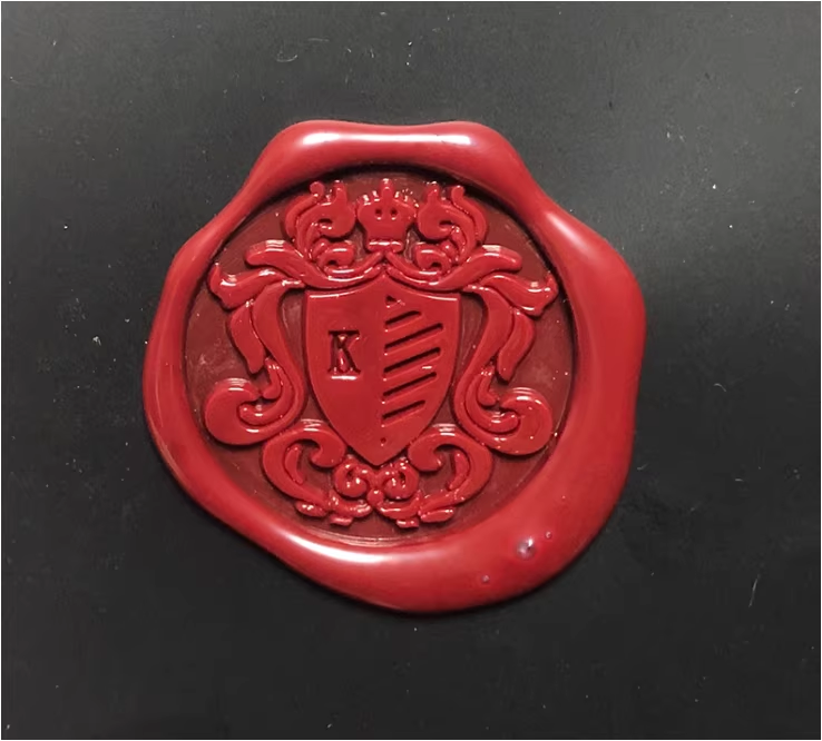 Custom-Shaped Sealing Wax Stamp Heads — Electroplated Finish, Custom Designs Available (Based on Your Artwork)