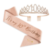 Birthday Crown Headband — Rhinestone Crown Hair Accessory