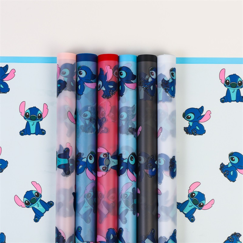 Stitkh Cartoon Floral Wrapping Paper