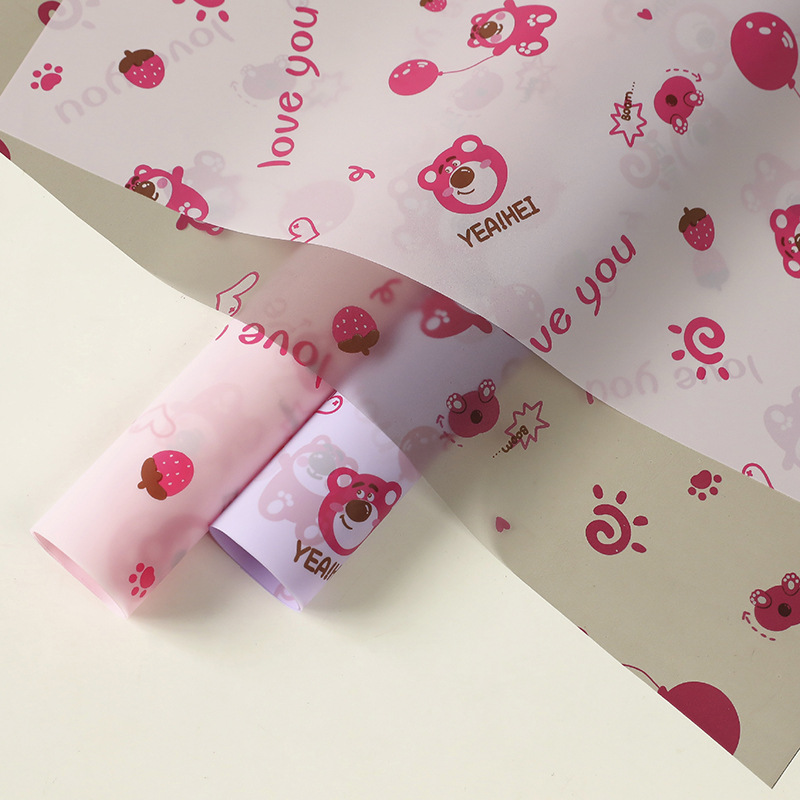 Losto Bear Gift Wrapping Paper