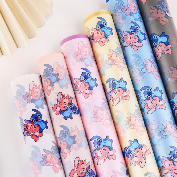 Cartoon-Themed Gift Wrapping Paper