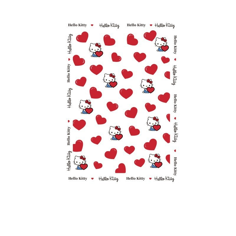 Hello Kitty Floral Gift Wrapping Paper