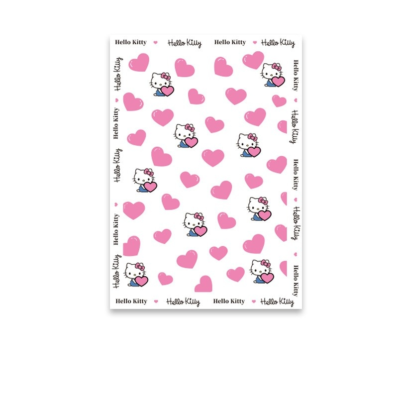 Hello Kitty Floral Gift Wrapping Paper