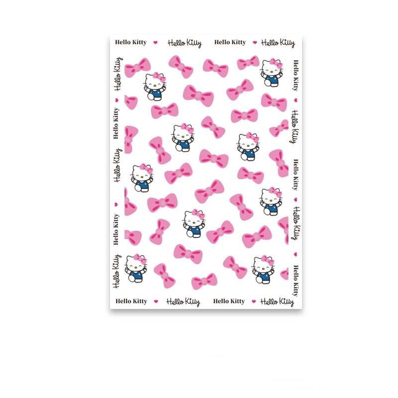 Hello Kitty Floral Gift Wrapping Paper
