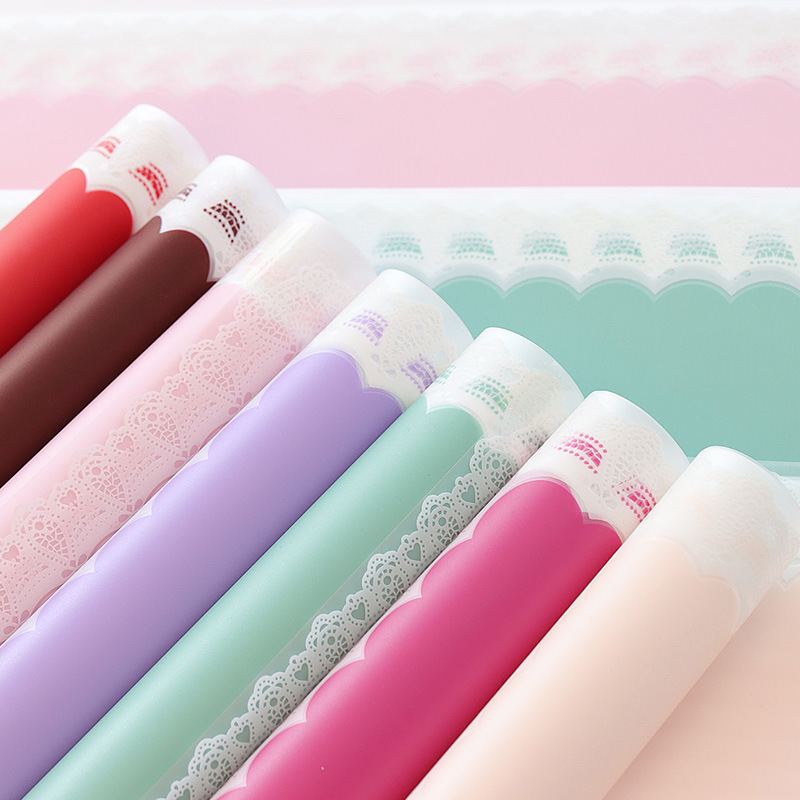 Lace and Floral Wrapping Paper