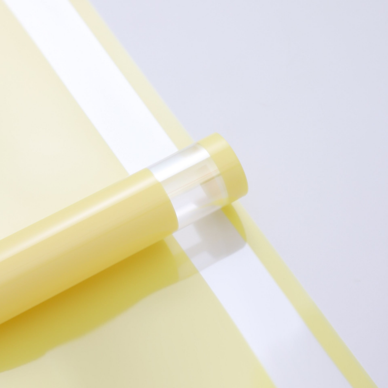 Floral Wrapping Paper with Transparent Edges