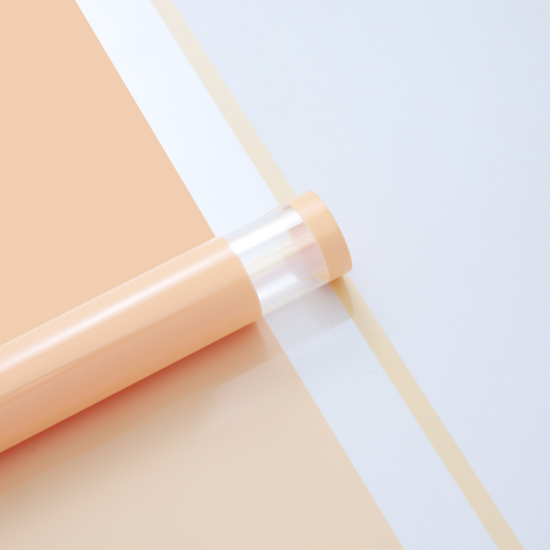 Floral Wrapping Paper with Transparent Edges