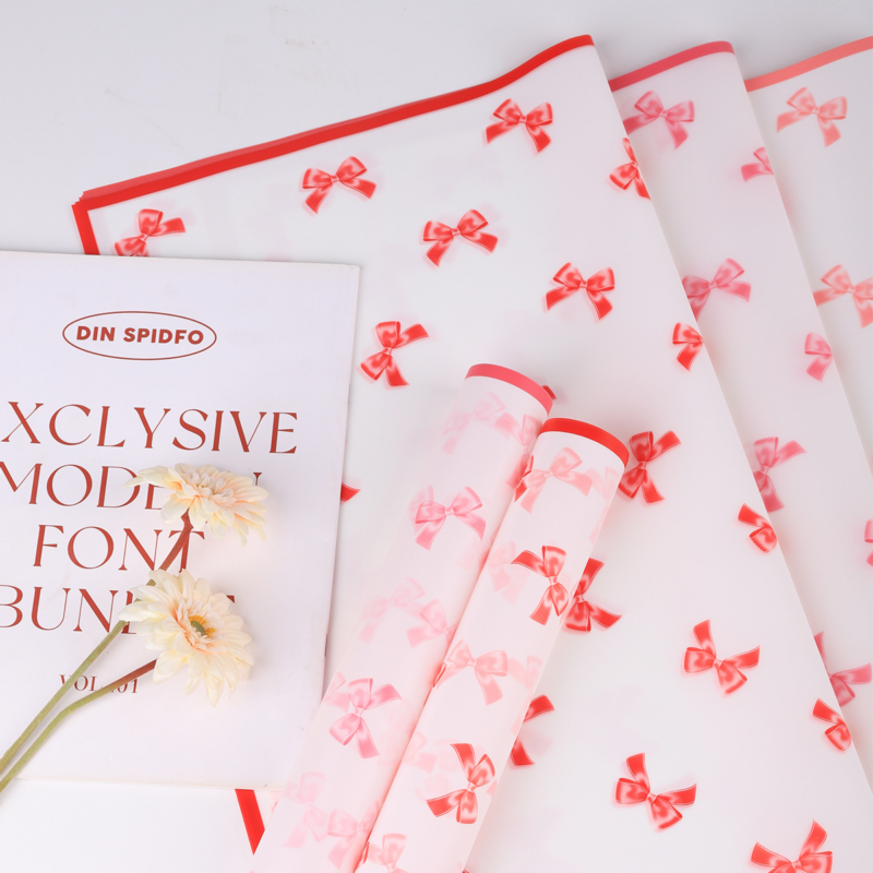 Butterfly Flower Wrapping Paper