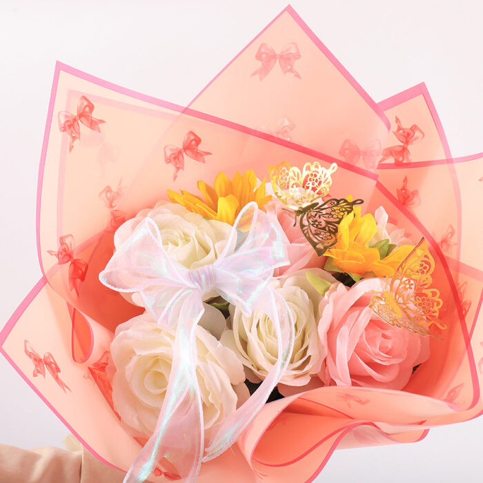 Butterfly Flower Wrapping Paper