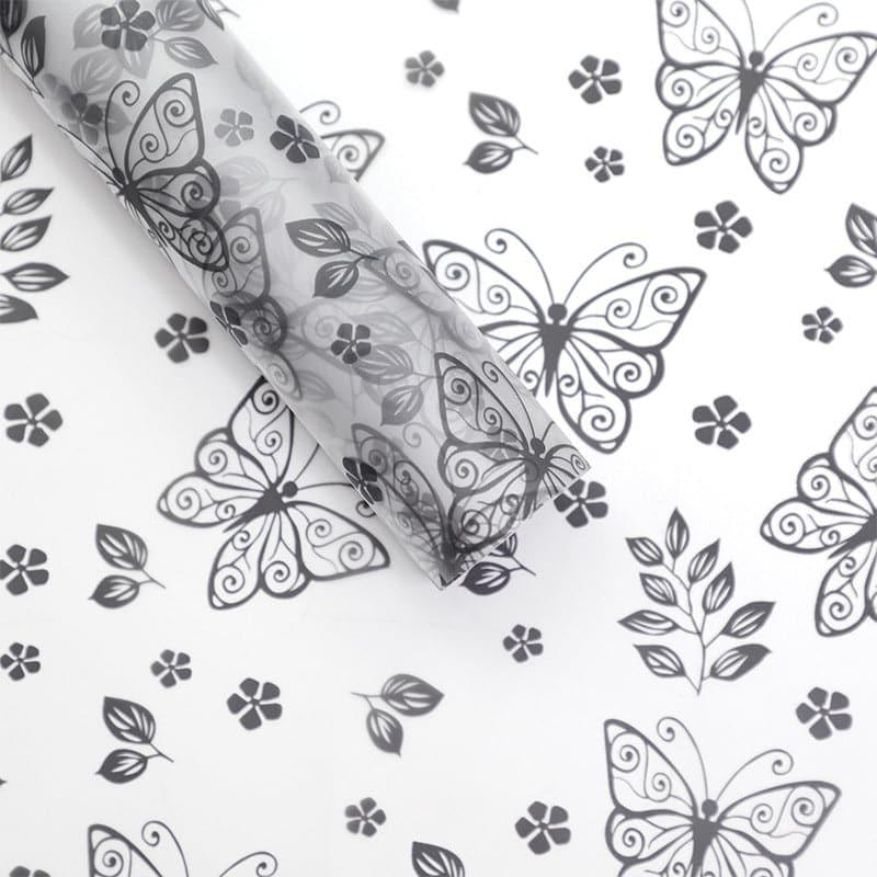 Butterfly Flower Love Wrapping Paper