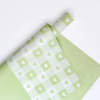 Heart-Patterned Plaid Wrapping Paper