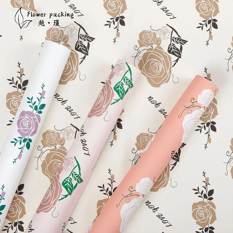 Rose Bouquet Wrapping Paper