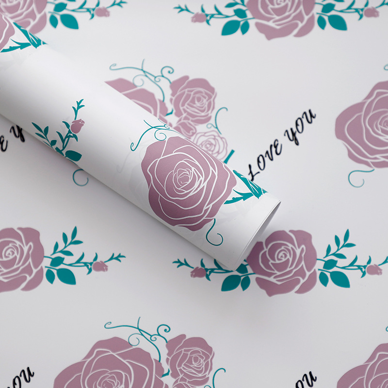 Rose Bouquet Wrapping Paper