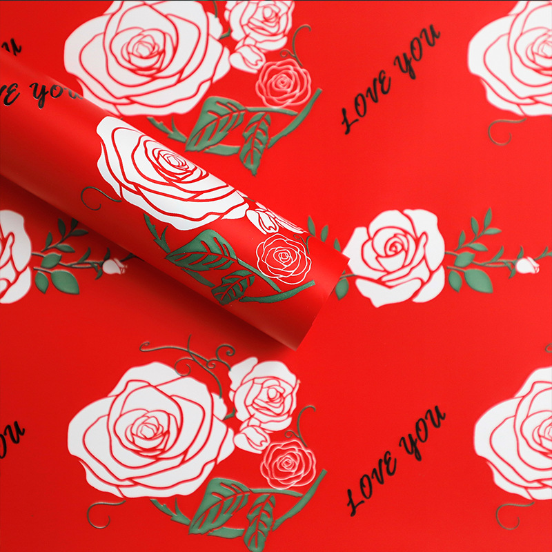 Rose Bouquet Wrapping Paper