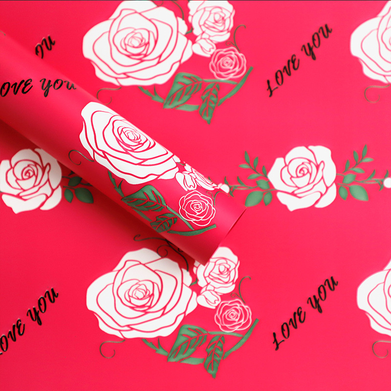Rose Bouquet Wrapping Paper