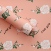 Rose Bouquet Wrapping Paper