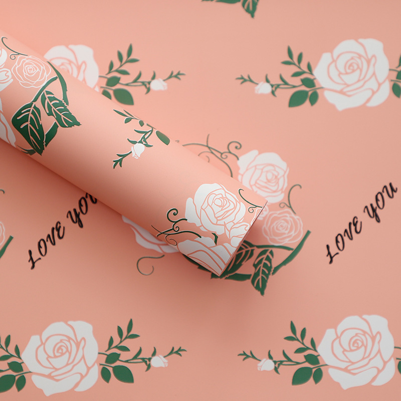 Rose Bouquet Wrapping Paper