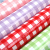 LR Youthful Plaid Bouquet Wrapping Paper