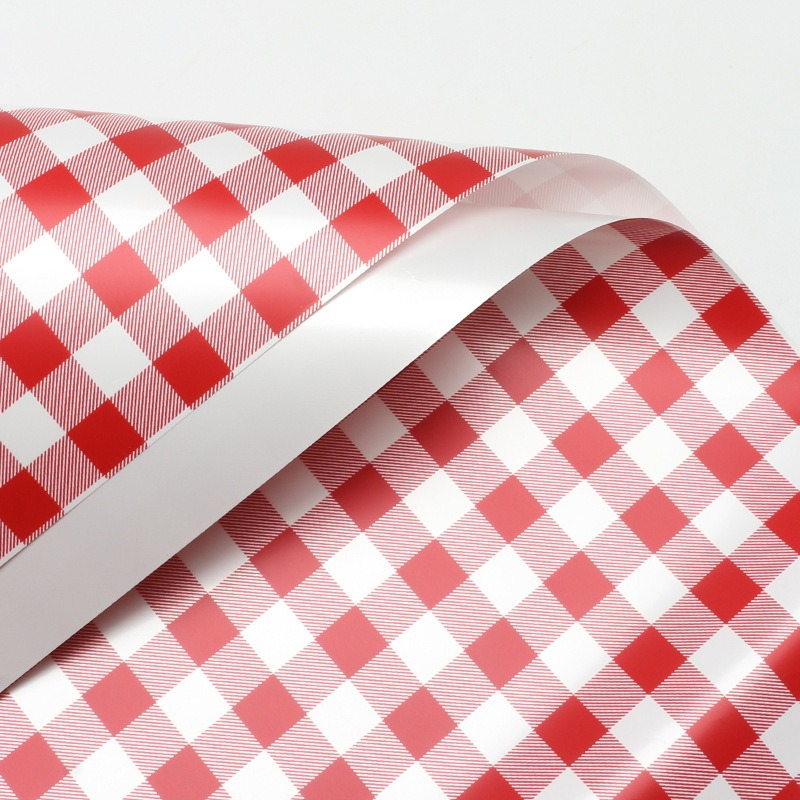 LR Summer Plaid and Floral Wrapping Paper