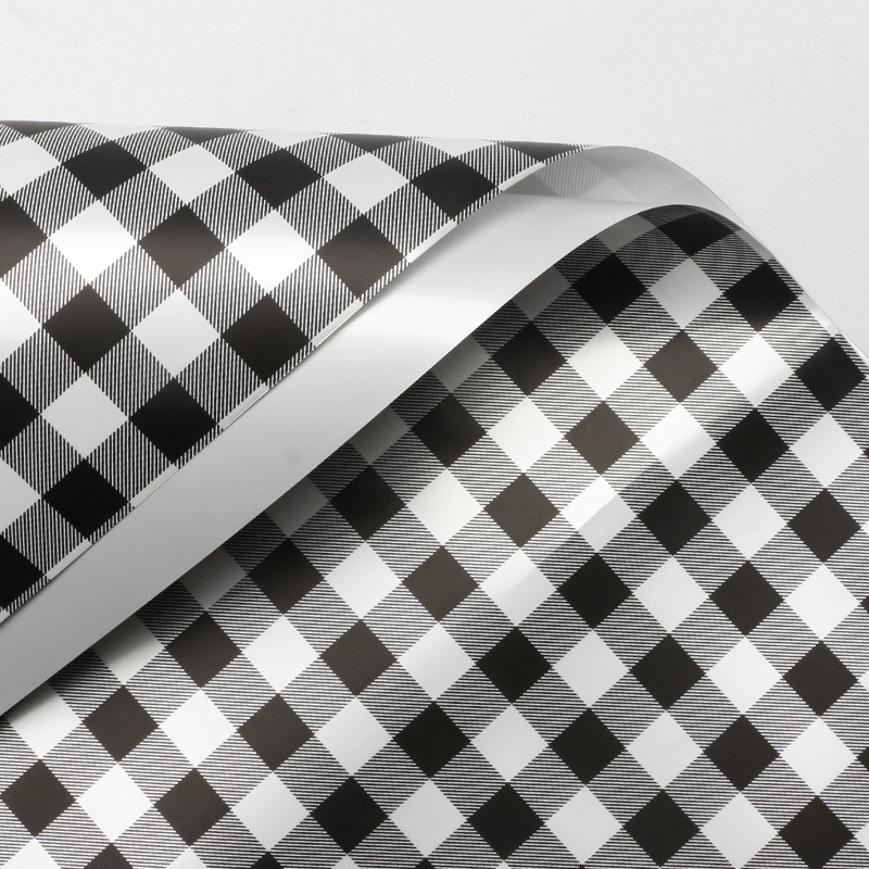 LR Summer Plaid and Floral Wrapping Paper