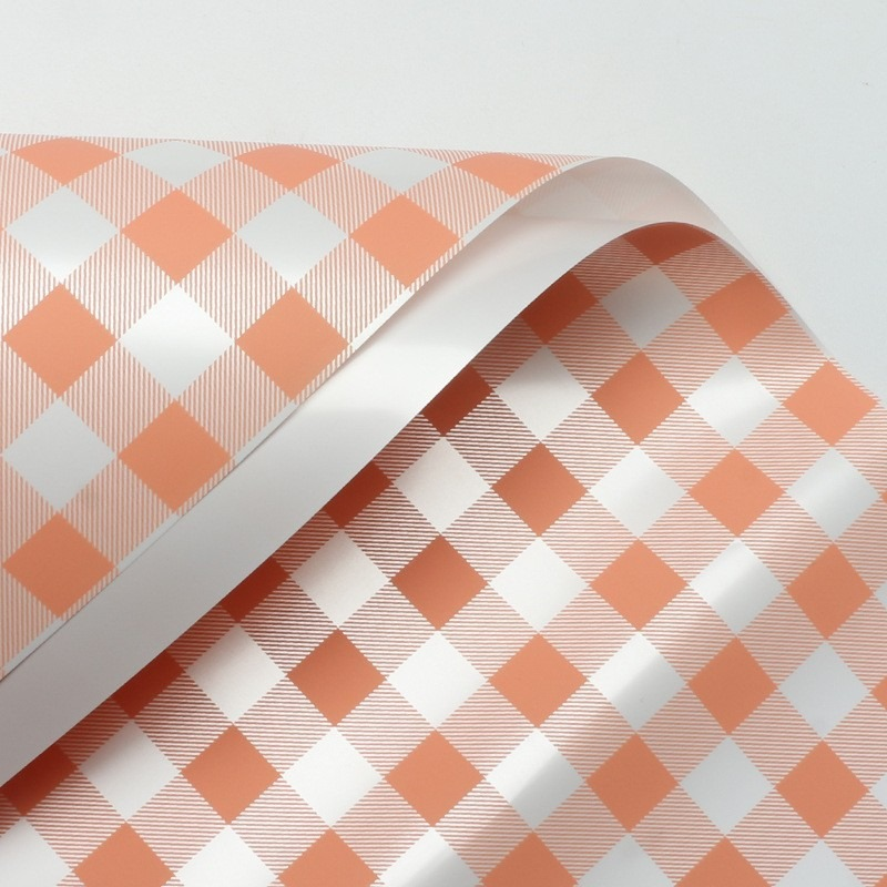 LR Summer Plaid and Floral Wrapping Paper