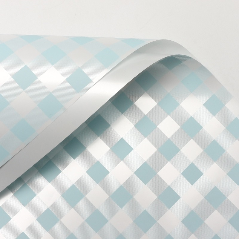 LR Summer Plaid and Floral Wrapping Paper