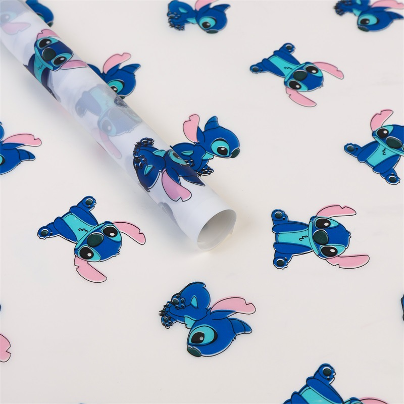 LR Stitkh Cartoon Floral Wrapping Paper