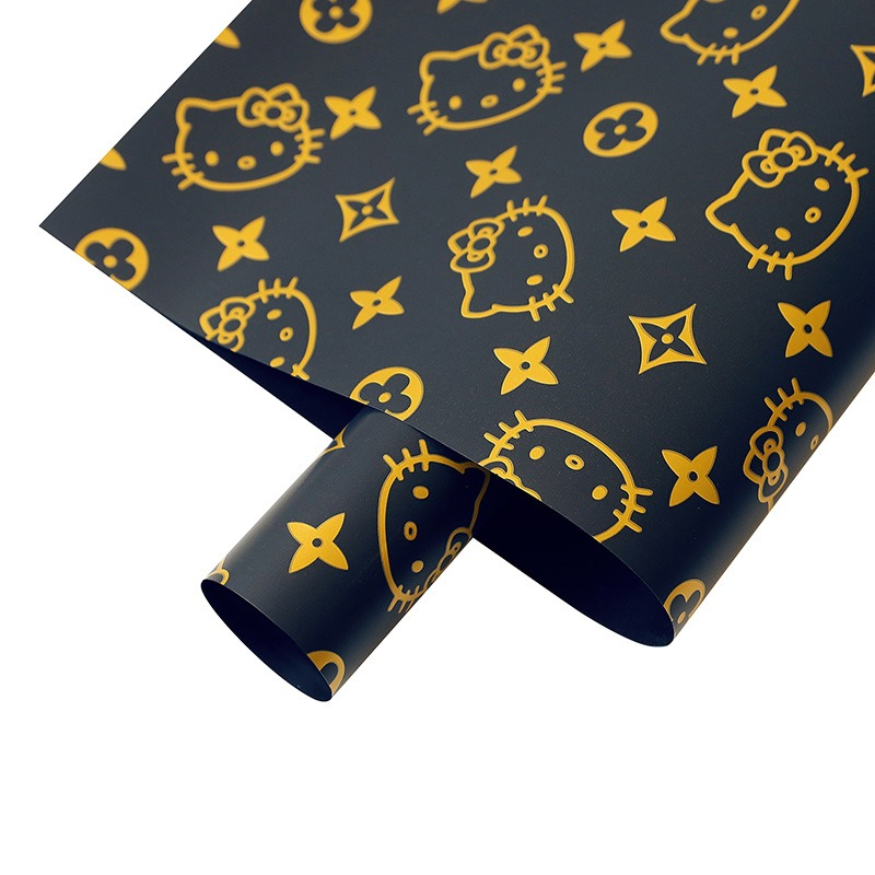 LR Hello Kitty Floral Wrapping Paper