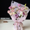 LR Graduation Bouquet Wrapping Paper