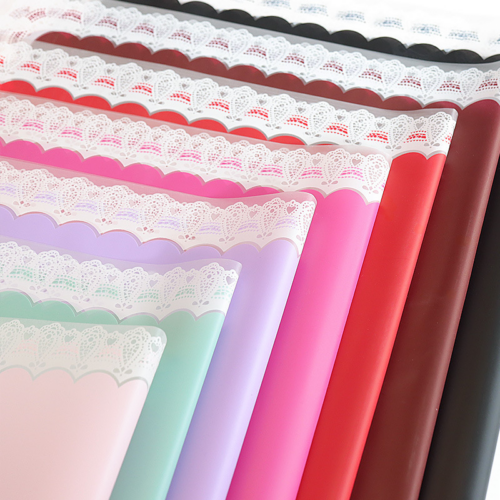 LR Lace and Floral Wrapping Paper